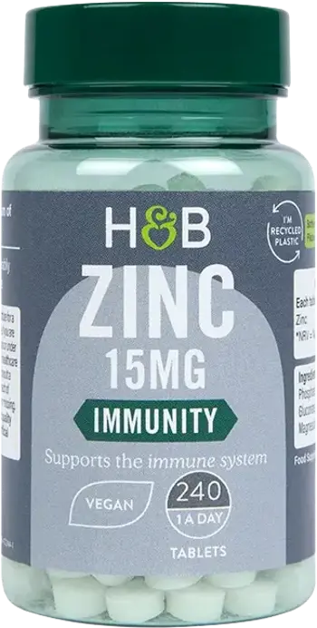 Holland And Barrett Zinc Gluconate 15 mg / High Strength 250 Таблетки, 250 Дози