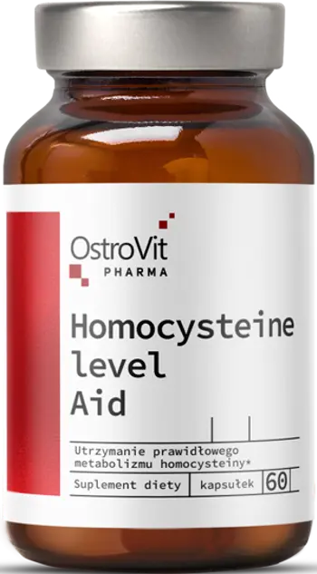 OstroVit Homocysteine Level Aid Специализирана Формула в Подкрепа на Сърцето - 60 капсули, 30 дози