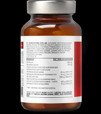 OstroVit Homocysteine Level Aid Специализирана Формула в Подкрепа на Сърцето - 60 капсули, 30 дози