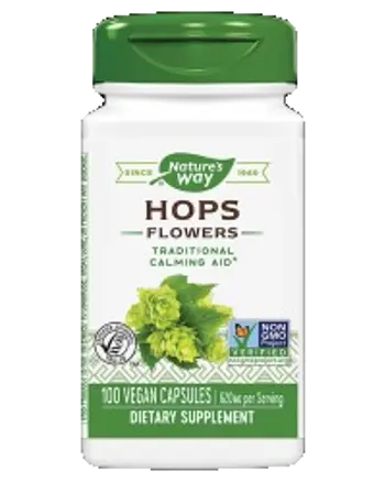 Nature's Way Hops (Flowers) 310 mg Успокояващ екстракт от хмел х 100 капсули