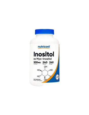 Nutricost Inositol Мио Инозитол/Витамин В8 х 240 капсули