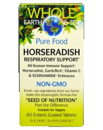 Natural Factors Horseradish Respiratory Relief Хрян Комплекс 1134 mg х 60 таблетки