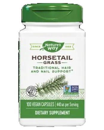 Nature's Way Horsetail Grass 440 mg За здрава коса и нокти х 100 веге капсули