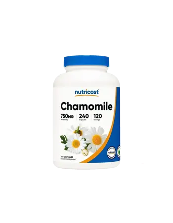 Nutricost Chamomile 750 mg Лайка за храносмилане и нервна система х 240 капсули