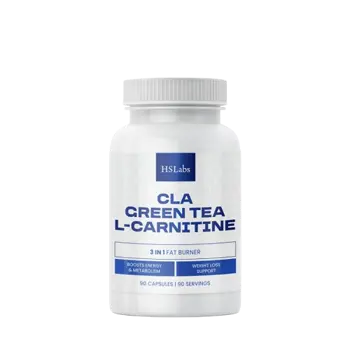 HS LABS CLA, GREEN TEA, L-CARNITINE Свързана Линолова Киселина, Зелен Чай, L-Карнитин - 90 капсули, 45 дози