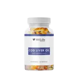 HS LABS COD LIVER OIL 500 мг 100% Чисто Масло от Черен Дроб на Треска - 60 гел капсули, 60 дози