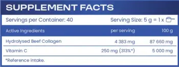 HS LABS COLLAGEN WITH VITAMIN C Колаген + Витамин C WILD FRUITS - 200 грама, 40 дози