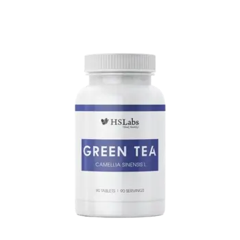 HS LABS GREEN TEA 1000 мг Зелен Чай - 90 таблетки, 90 дози