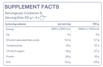 HS LABS HIGH PROTEIN ICE CREAM Протеинов Сладолед - 400 грама, 8 дози