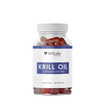 HS LABS KRILL OIL 100% Антарктическо Крилово Масло - 60 гел капсули, 30 дози
