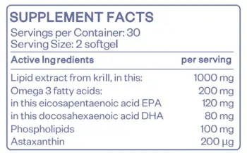 HS LABS KRILL OIL 100% Антарктическо Крилово Масло - 60 гел капсули, 30 дози