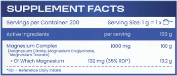 HS LABS MAGNESIUM COMPLEX Магнезиев Комплекс - 200 грама, 200 дози