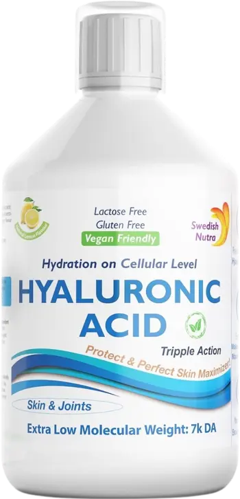 Swedish Nutra Hyaluronic Acid 100 mg Хиалуронова киселина за хидратация на клетъчно ниво