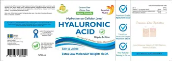 Swedish Nutra Hyaluronic Acid 100 mg Хиалуронова киселина за хидратация на клетъчно ниво