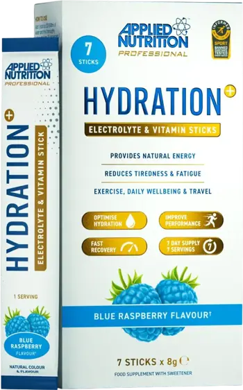 Applied Nutrition Hydration + Electrolyte & Vitamin Powder Stick Packs