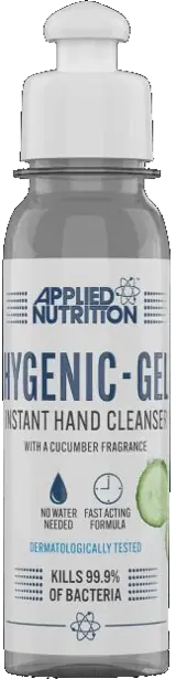 Applied Nutrition Hygenic Gel Антибактериален дезинфектант гел с освежаващ аромат на краставица