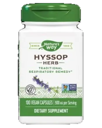 Nature's Way Hyssop Herb 450 mg Подкрепа за дихателната и храносмилателната система х 100 капсули