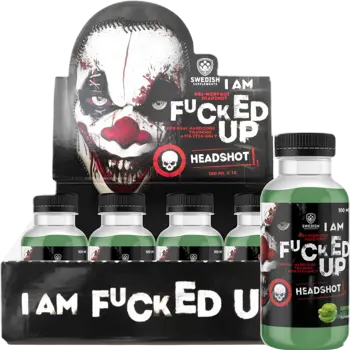 SWEDISH Supplements I am F#CKED UP Headshot Течен Азотен Бустър - 16 x 100 мл, 16 дози