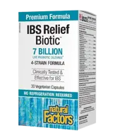 IBS Relief Biotic™ Мултипробиотик 4 щама, 7 млрд. Активни Пробиотици - 30 веге капсули, 30 дози