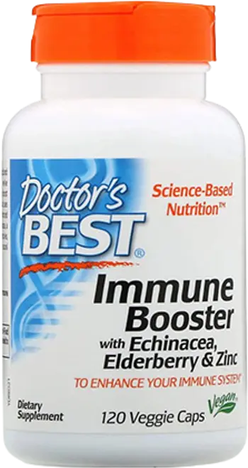 Doctor's Best Immune Booster With Echinacea, Elderberry Extract and Zinc За силен имунитет