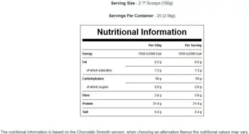 Impact Weight Gainer Blend Гейнър - 1000 грама, 10 дози