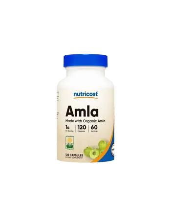 Nutricost Amla Made with Organic Amla Имунитет - Амла х 120 капсули