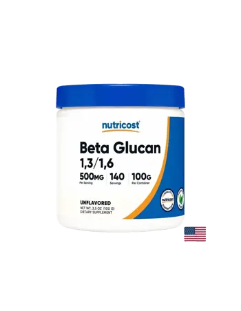 Nutricost Beta Glucan 1,3/1,6 За силна имунна система 100 грама