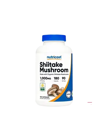 Nutricost Shiitake Mushroom Имунитет - Шийтаке (organic) х 180 капсули