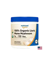 Nutricost Organic Lion's Mane Mushroom Имунитет и мозъчна функция 113 грама прах