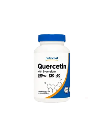 Nutricost Quercetin with Bromelain Имунитет и стомашно-чревен тракт х 120 капсули