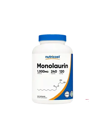 Nutricost Monolaurin Имунитет, защита от инфекции 500 mg х 240 капсули