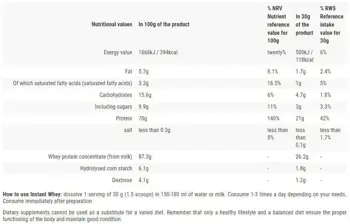 Instant Whey Protein | High Quality Whey Concentrate