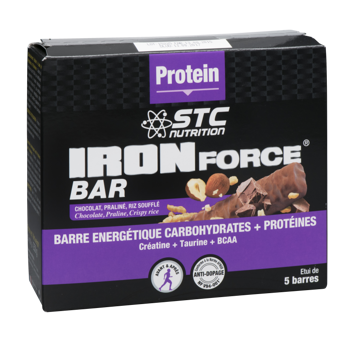 STC Nutrition IRON FORCE BAR Енергиен протеинов бар с креатин, таурин и BCAA