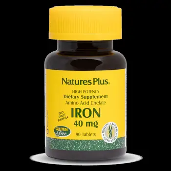 Natures Plus Iron 40 mg Желязо с висока бионаличност х 90 таблетки