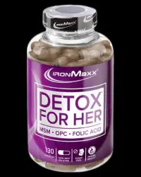 Detox / For Her 130 капсули, 65 Дози