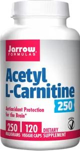 Jarrow Formulas Acetyl L-Carnitine 250 mg За мозъчна функция и енергия х 120 капсули
