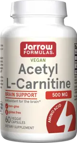 Jarrow Formulas Acetyl L-Carnitine 500 mg За енергия и мозъчна функция х 60 капсули