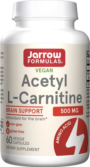 Jarrow Formulas Acetyl L-Carnitine 500 mg За енергия и мозъчна функция х 60 капсули