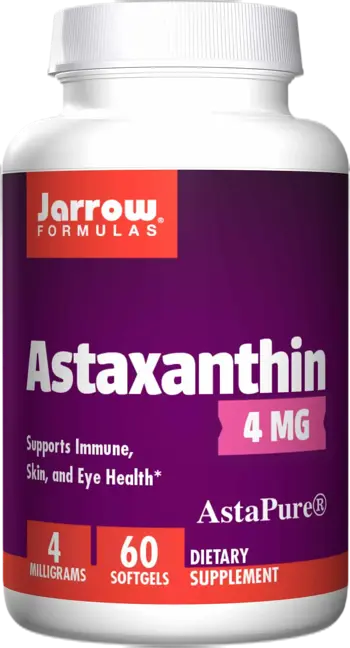 Jarrow Formulas Astaxanthin 4 mg За здраве на кожата, очите и ставите