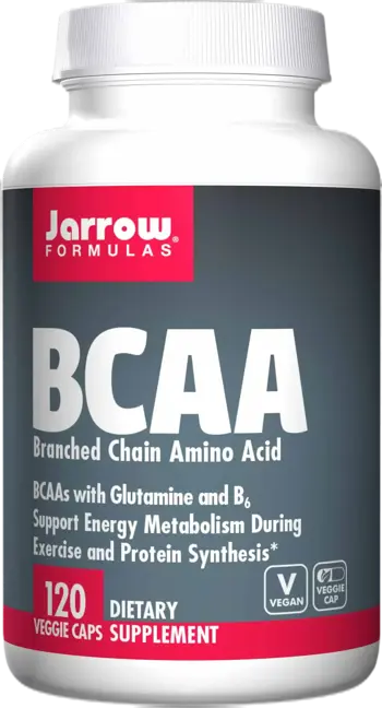 Jarrow Formulas BCAAs / Glutamine Комплекс за възстановяване и мускулен растеж х 120 капсули