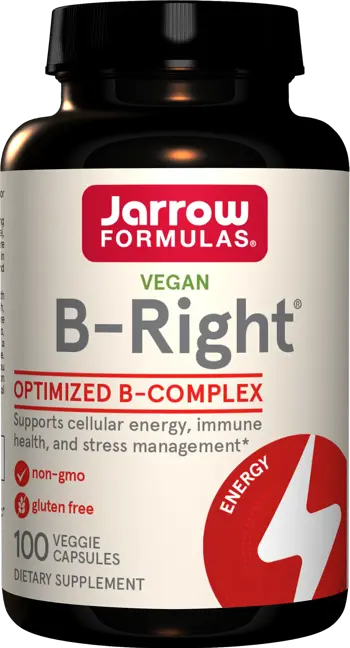 Jarrow Formulas B-Right B-Complex Витамини за енергия и имунитет х 100 капсули