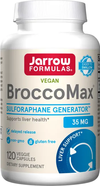 Jarrow Formulas BroccoMax Активиран Сулфорафан за Детоксикация - 120 капсули
