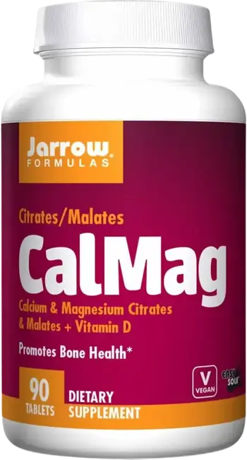 Jarrow Formulas Cal-Mag Citrates Калций и Магнезий с Витамин D - 90 Таблетки