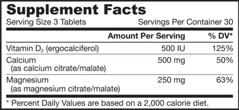 Jarrow Formulas Cal-Mag Citrates Калций и Магнезий с Витамин D - 90 Таблетки
