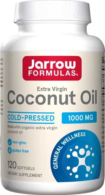 Jarrow Formulas Coconut Oil (Extra Virgin) 1000 mg 120 Гел капсули
