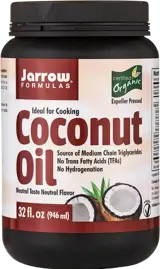 Jarrow Formulas Coconut Oil (organic) Extra Virgin Кокосово масло 976 мл