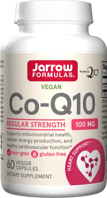 Jarrow Formulas Co-Q10 (Ubiquinone) 100 mg За здраве на сърцето и клетъчна енергия х 60 капсули