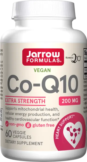 Jarrow Formulas Co-Q10 (Ubiquinone) 200 mg За клетъчна енергия и сърдечно здраве х 60 капсули