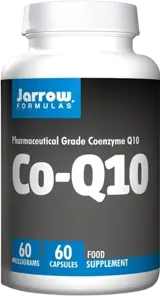 Jarrow Formulas Co-Q10 (Ubiquinone) 60 mg За клетъчна енергия и сърдечно здраве х 60 капсули