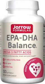 Jarrow Formulas EPA-DHA Balance В подкрепа на сърдечно-съдовото и мозъчното здраве х 120 гел капсули